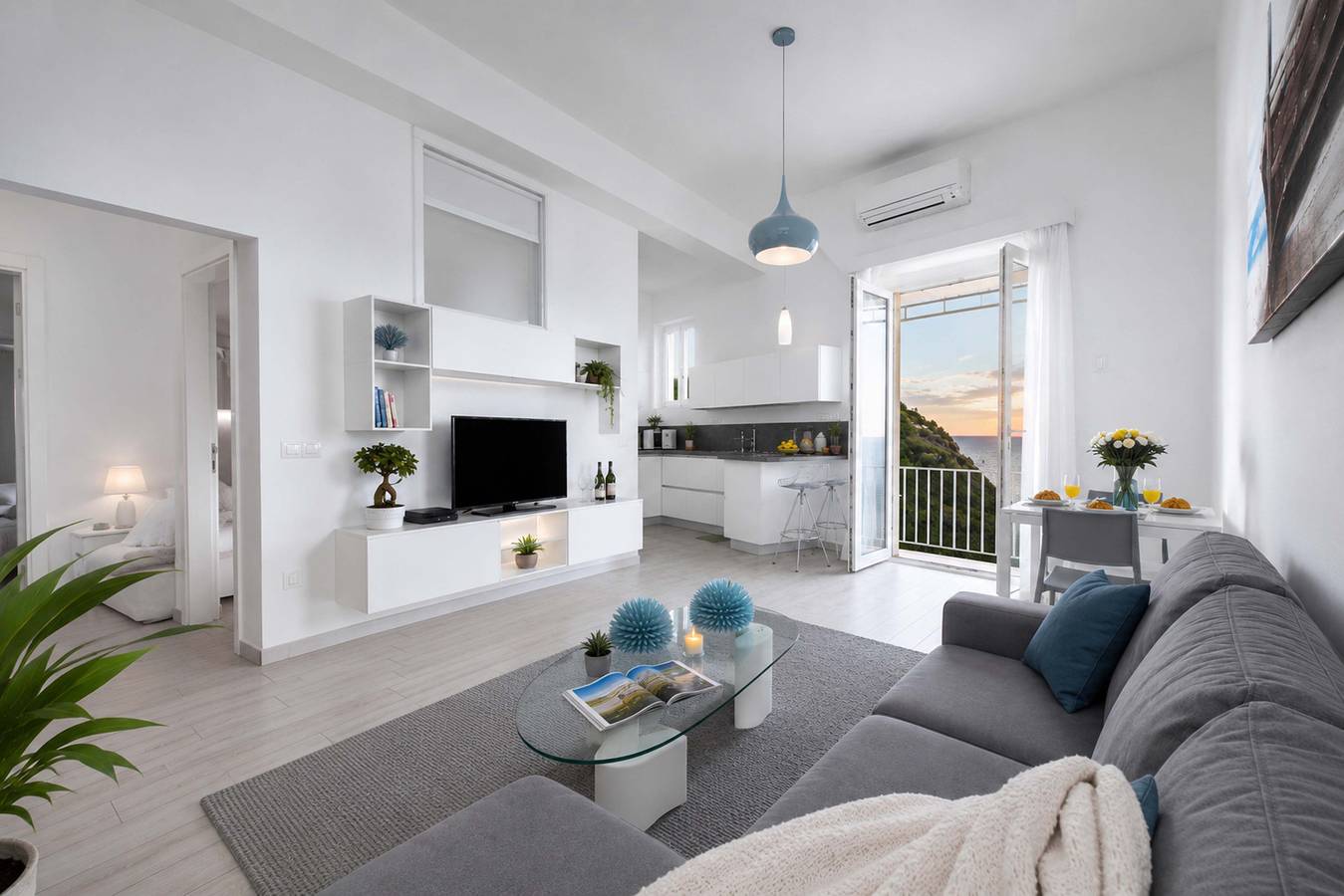 Amore Rentals - Villa Anna con Terrazza Privata e Vista Mare in Positano, Amalfiküste