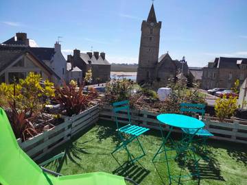 Gîte pour 2 personnes, avec terrasse dans Port-Bail-sur-Mer