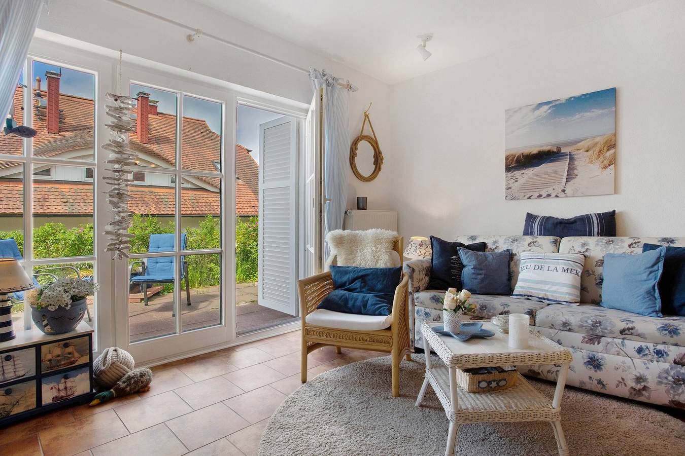 Ganze Wohnung, Ferienwohnung 'Fewo Yachthafenblick Nr 5' mit Meerblick, privater Terrasse und Wlan in Seedorf (Sellin), Sellin