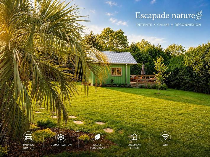 Casa de vacaciones para 3 personas, con jardín y terraza además de vistas y piscina - 1