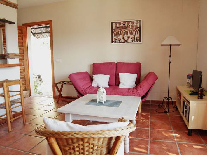 Bungalow für 2 Personen, mit Terrasse und Garten sowie Pool an der Costa de la Luz