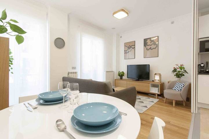 Apartment for 2 people, with terrace in San Sebastian