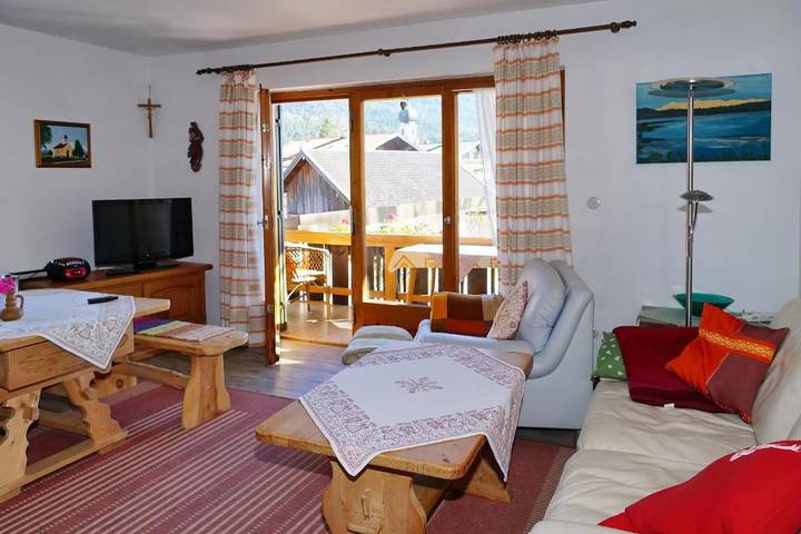 Ganze Ferienwohnung, "Karwendel" Nr.2 Fewo/2 Schlafräume/Dusche,Bad in Krün, Bayerische Alpen