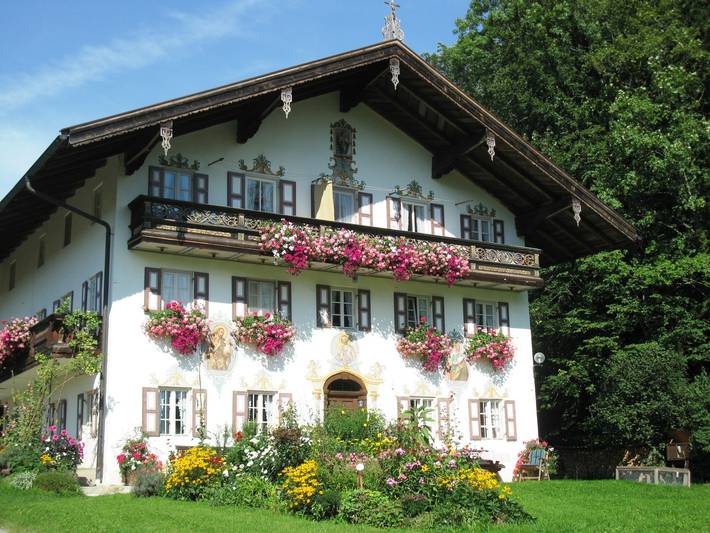 Ferienwohnung für 2 Personen, mit Balkon und Garten