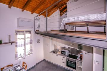 Gîte pour 4 personnes, avec jardin et balcon, animaux acceptés dans Angera