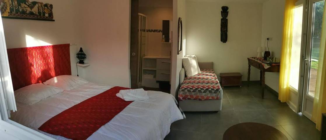 Chambre d’hôte pour 2 personnes, avec vue ainsi que jardin et terrasse dans Parc naturel régional des Landes de Gascogne - 4