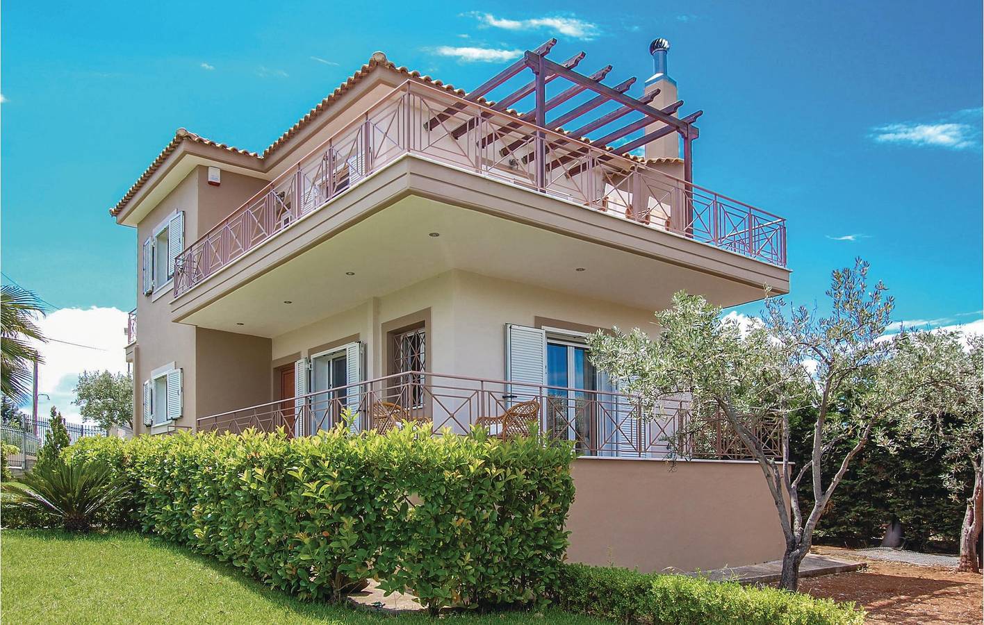 Rückzugsort an der Küste mit Terrasse und Parkplatz - 200 m zum Strand in Fthiotida