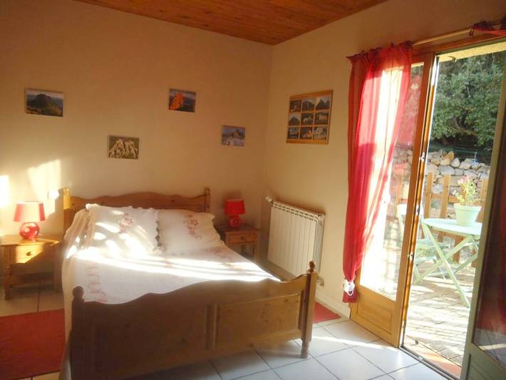 Chambre d’hôte pour 2 personnes, avec terrasse ainsi que jardin et vue, animaux acceptés dans Parc naturel régional Corbières-Fenouillèdes - 4