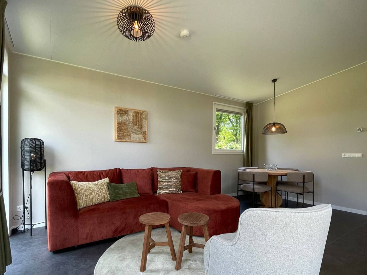 Modernes 4-Personen-Chalet am Waldrand in Sint Nicolaasga. in Sint Nicolaasga, Friesland