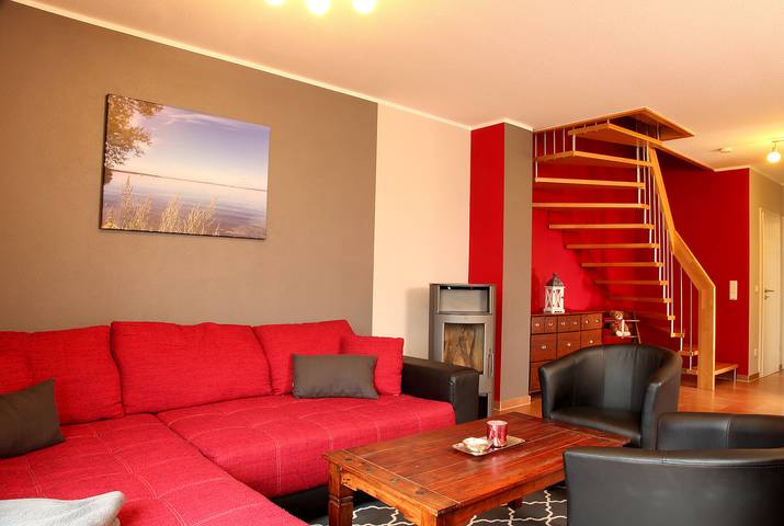 Ferienhaus für 6 Personen, mit Garten und Sauna sowie Seeblick, kinderfreundlich in Mecklenburgische Seenplatte - 4