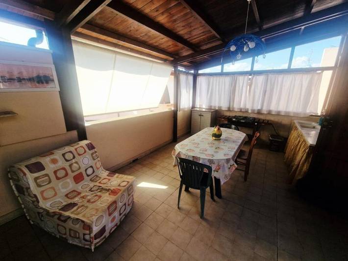 Casa vacanza per 4 persone, con Terrazza e Giardino nonché Panorama a Foce Verde