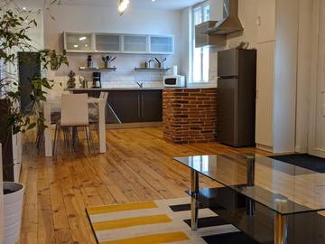 Gîte pour 4 personnes, avec jardin à Valliquerville