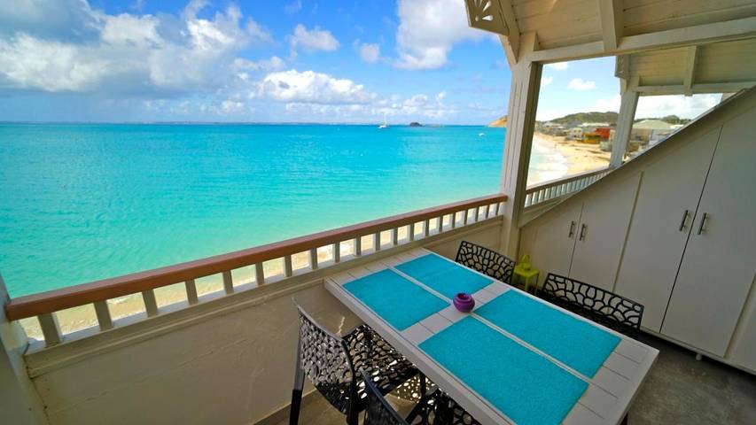 Gîte pour 4 personnes, avec balcon et vue dans Baie de Grand Case - 3