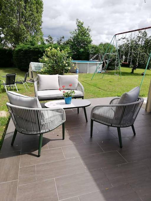 Appartement de vacances pour 2 personnes, avec Terrasse ainsi que Jardin et Piscine