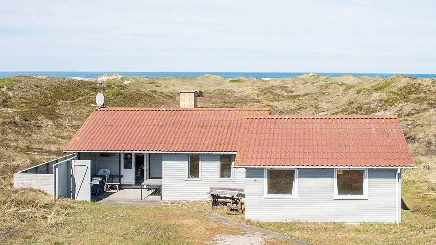 Ferienhaus für 6 Personen, mit Terrasse, mit Haustier in Henne Strand