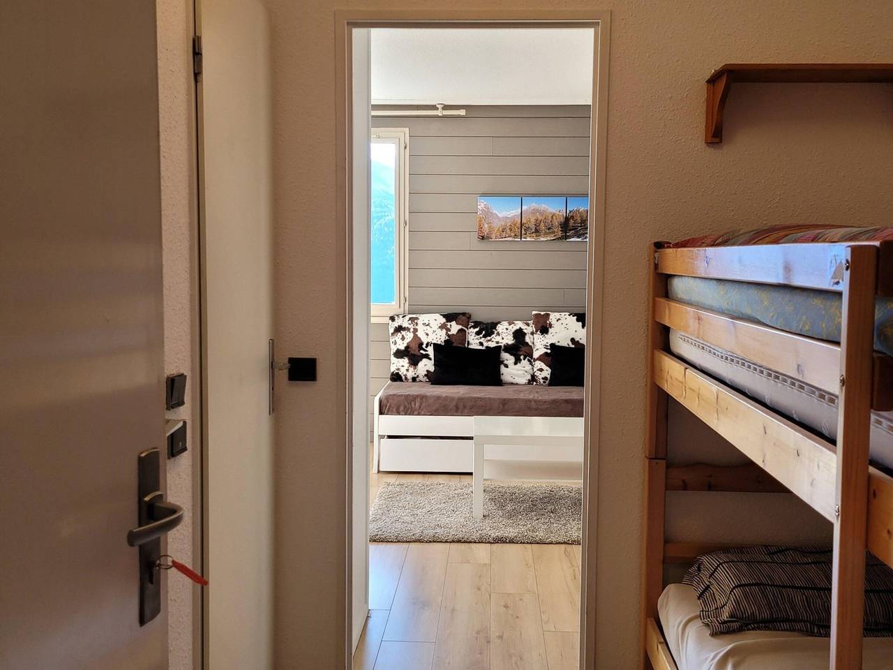 Estudio entero, Estudio con acceso directo a pistas, balcón, parking cubierto y casillero para esquís in La Rosière, Montvalezan