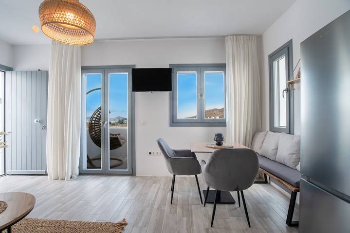 Hel lejlighed, Luxury Sea View Apartment in Kastraki with Sea View, Wi-Fi, and Air Conditioning in Kastraki (Naxos), Naxos (ø)