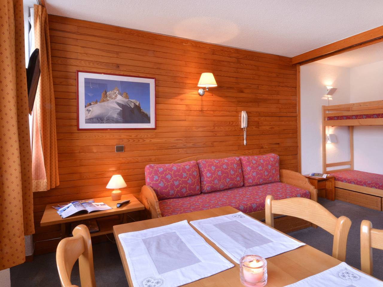 Ganzes Studio, Gemütliches 2-Sterne Studio, Ski-in/Ski-out, für 4 Personen in La Plagne, La Plagne-Tarentaise