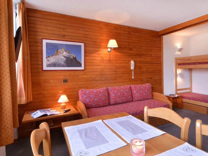 Gîte pour 4 personnes, avec balcon dans Plagne Bellecote - 2