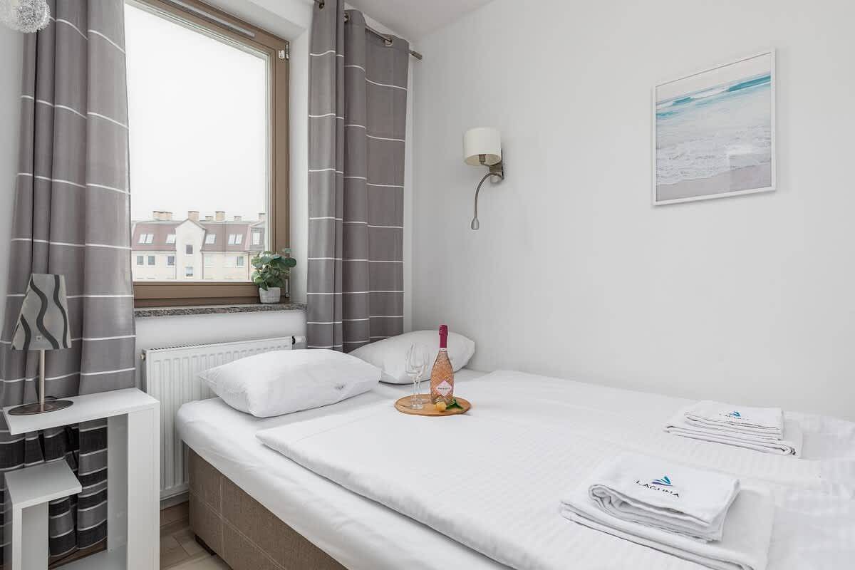 Cały apartament, Modern Apartment | Balcony and Proximity to Park in Świnoujście, Zalew Szczeciński