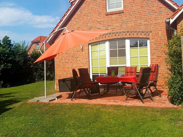 Ferienhaus für 5 Personen, mit Sauna und Terrasse sowie Garten, mit Haustier in Eilsum