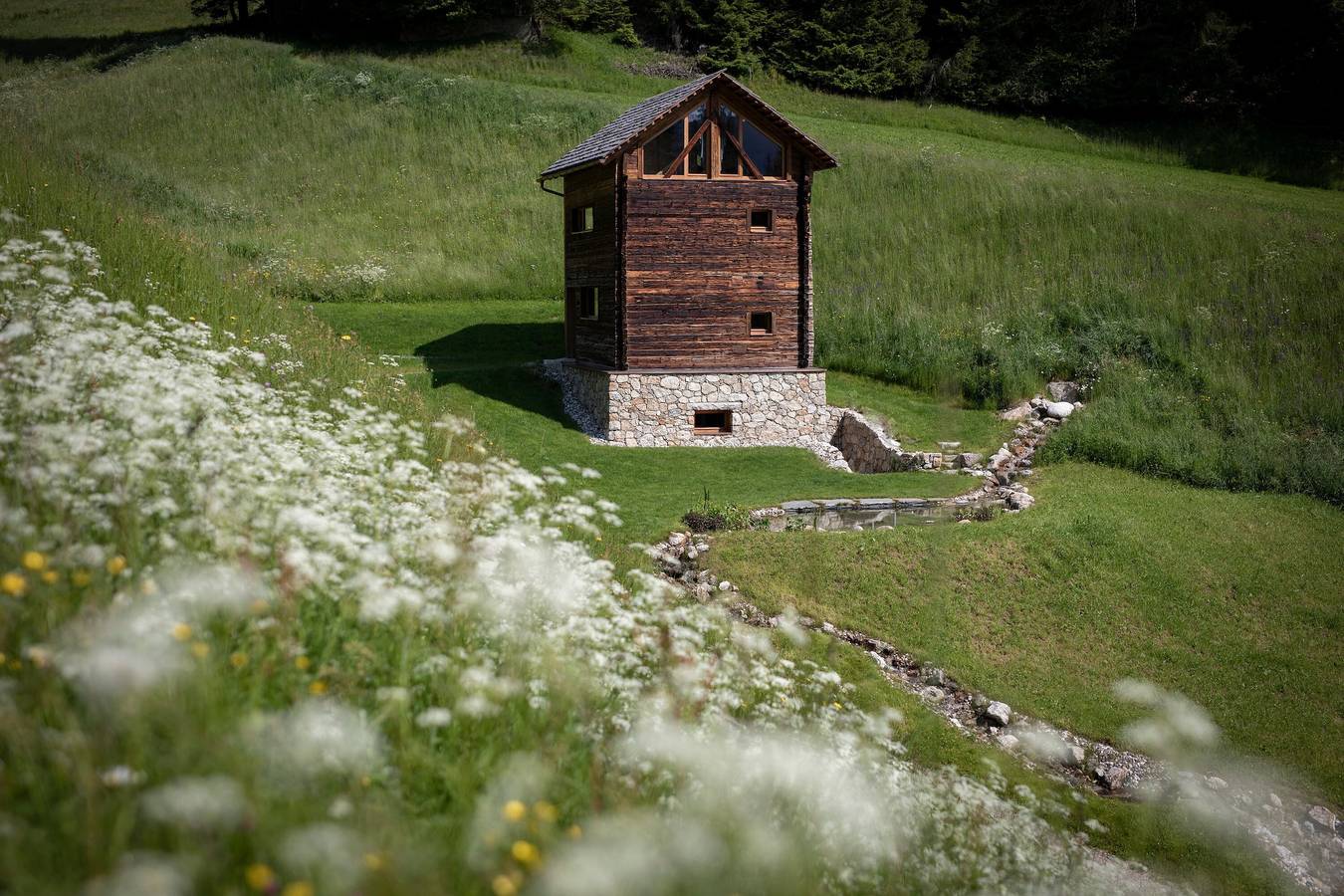 Chalet 'Burgfrieder Mühle' mit privater Sauna in Oberrasen, Rasen-Antholz