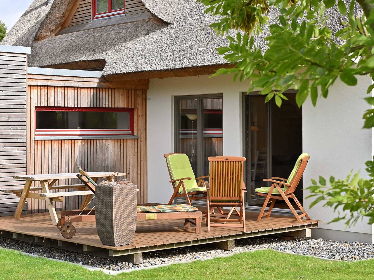 Reetdachhaus Treibholz in Wiek, Rügen