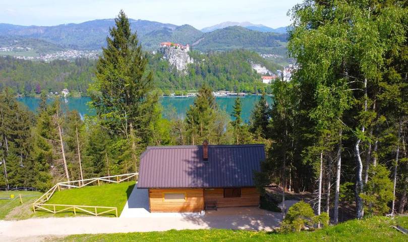 Apartament wakacyjny dla 5 osób, z Taras i Ogród oraz Widok na jezioro i Widok w Jezioro Bled