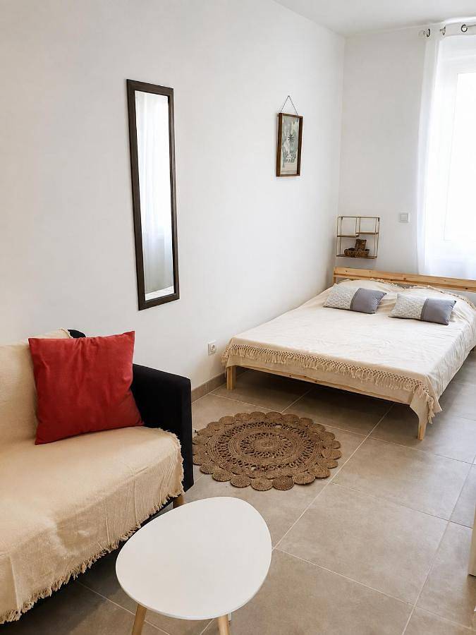 Gîte pour 2 personnes, avec Balcon ainsi que Terrasse et Vue dans Plage Sarrail   Rive Gauche