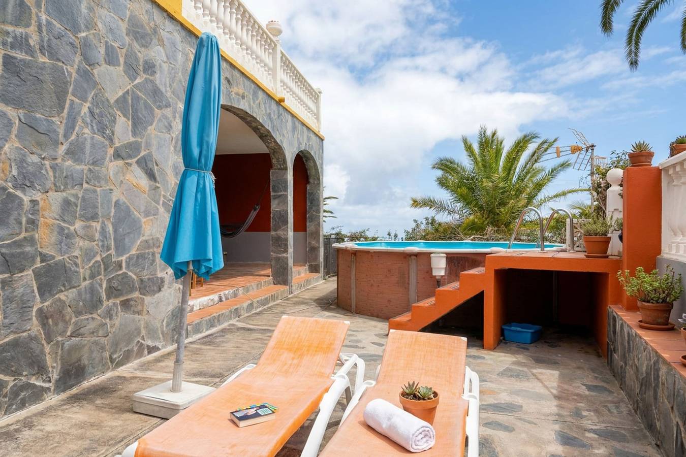 Ferienhaus für 4 Personen mit Pool in Breña Alta, La Palma Süd