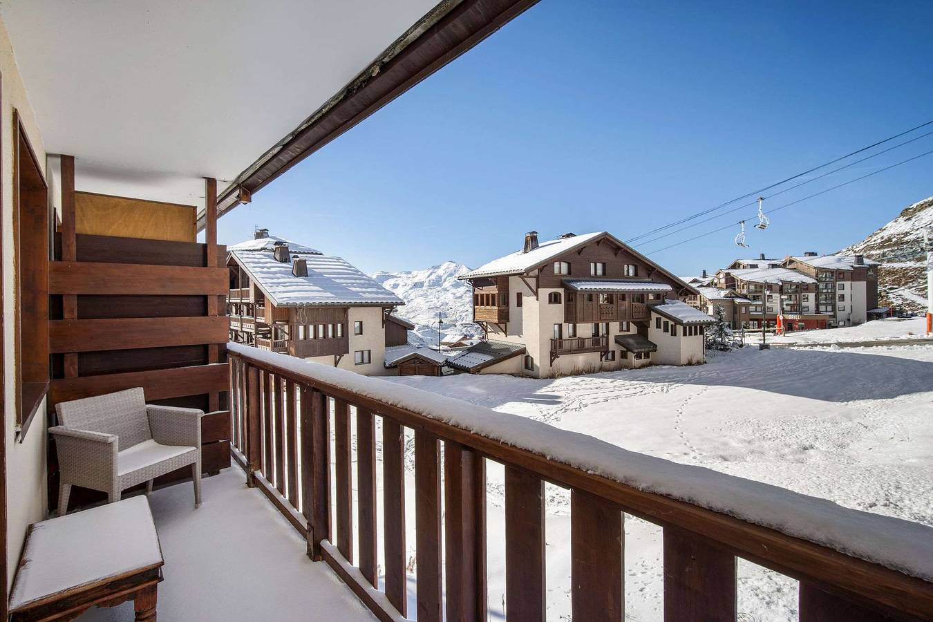 Apartamento entero, Mountain View Ski-In and Ski-Out Apartment in Val Thorens, Les Trois Vallées