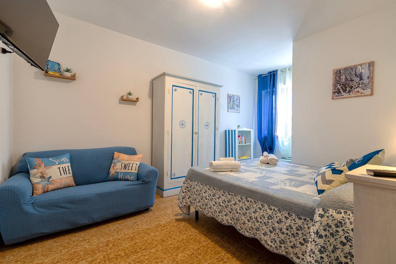 Appartement entier, Appartement 'Marina' avec Balcon, Wi-Fi et Climatisation in Lido San Giovanni, Alghero