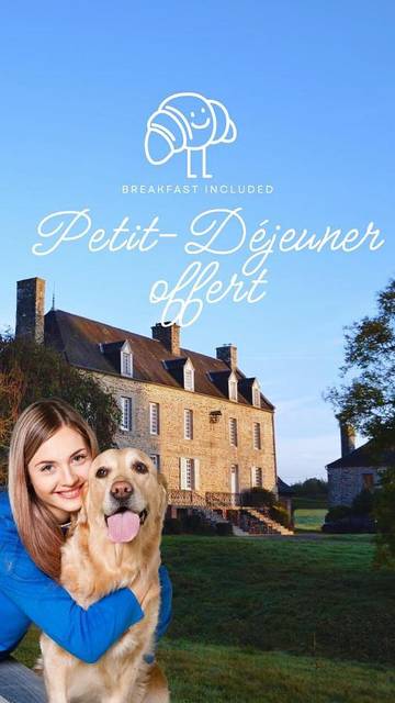 Chambre d’hôte pour 2 personnes, avec jardin ainsi que vue et terrasse, animaux acceptés à Isigny-le-Buat