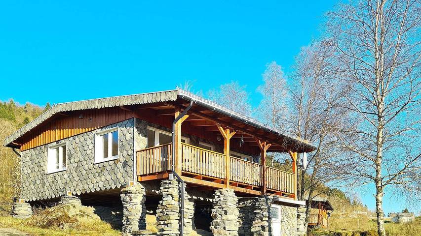 Ferienhaus für 6 Personen, mit Terrasse am Fjord (Norwegen)