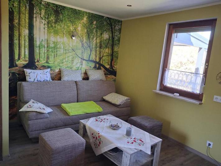 Ferienhaus für 4 Personen, mit Terrasse und Garten sowie Sauna