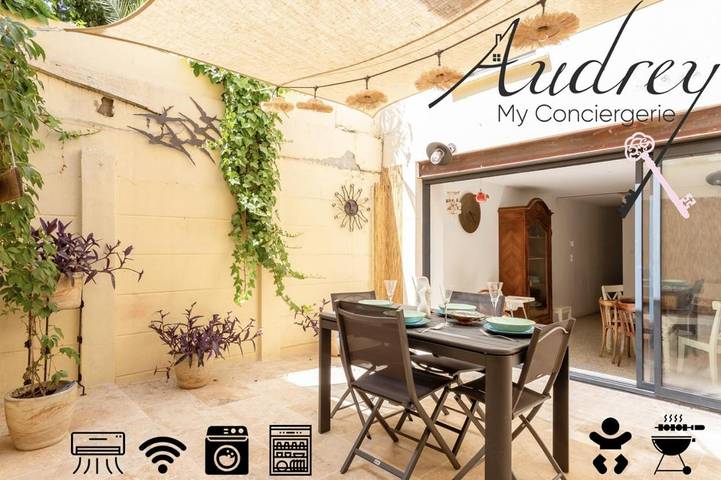 Villa pour 6 personnes, avec terrasse à Aigues-Mortes