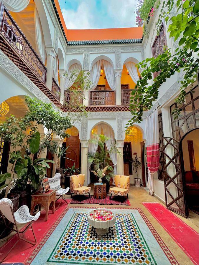 Maison d’hôte pour 10 personnes, avec vue et jardin au Maroc