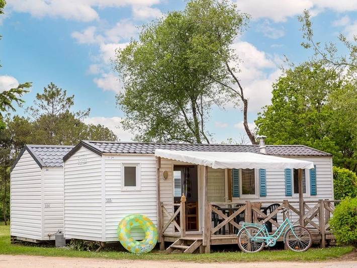 Mobil home pour 6 personnes, avec bassin pour enfant dans Parc naturel régional du Vexin Français - 3