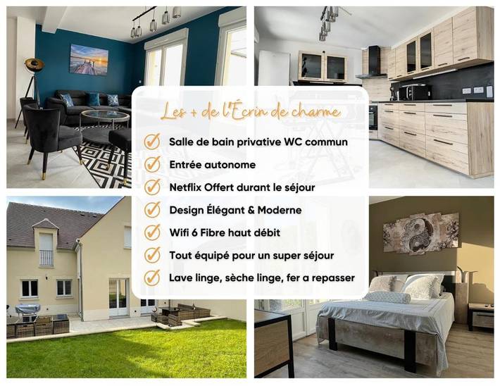 Maison d’hôte pour 2 personnes, avec terrasse et jardin à Compiègne - 3