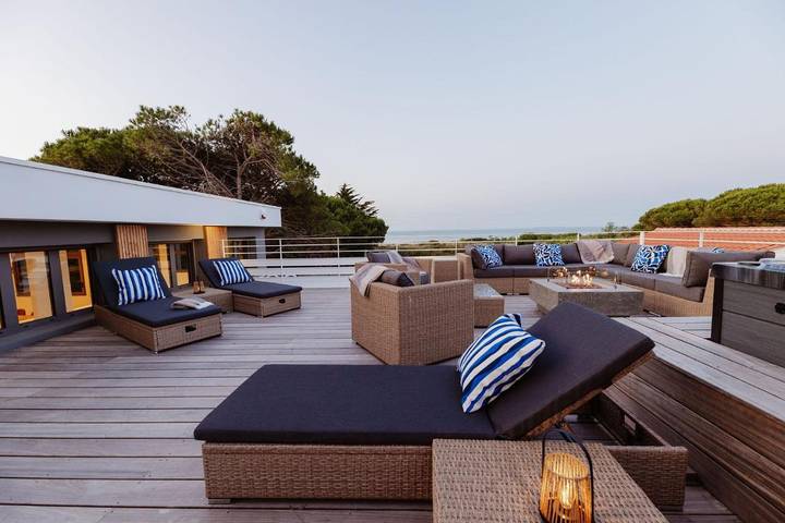 Location de vacances pour 15 personnes, avec vue et jardin dans Plage de la Plaisance - 4