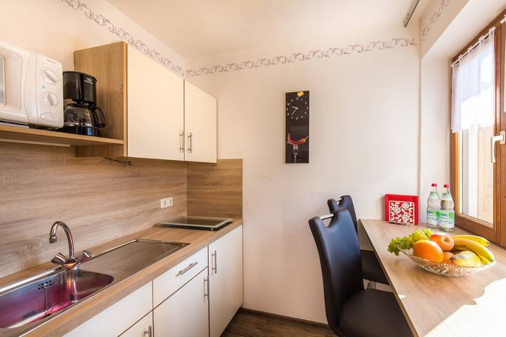 Studio entier, Studio Gästehaus Wolfgang Mittersee avec vue sur la montagne, balcon et Wi-Fi in Ruhpolding, Alpes bavaroises