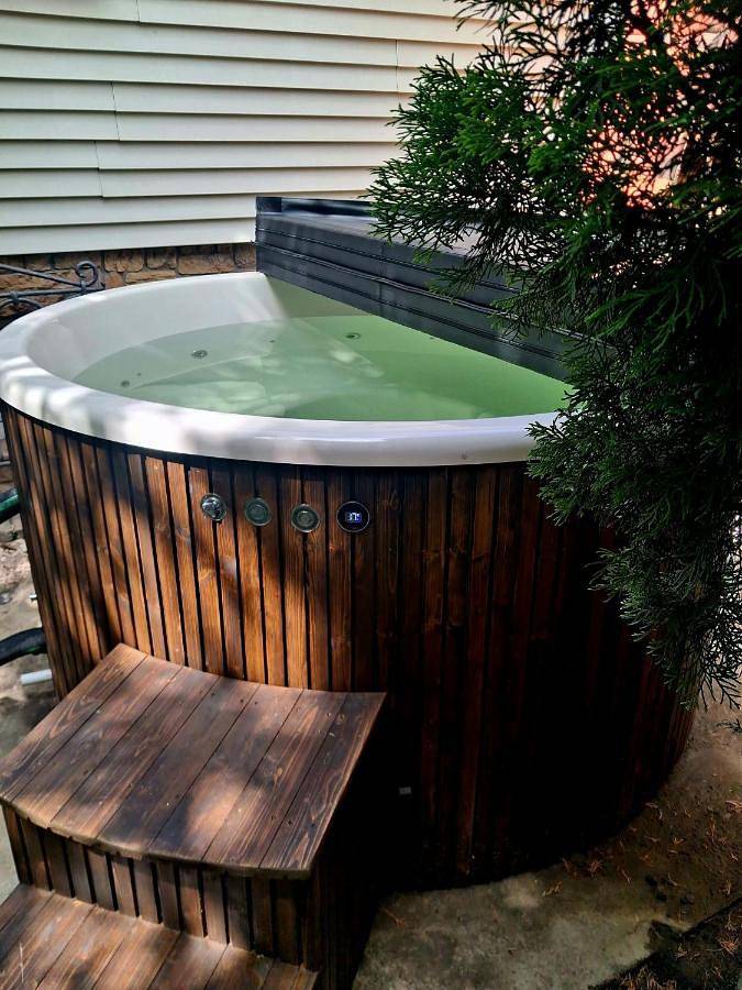 Dom wakacyjny dla 8 osób, z Jacuzzi i Taras oraz Ogród i Sauna w Malbork
