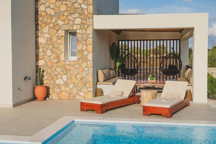 Ferienhaus für 6 Personen, mit Garten in Lachania - 2