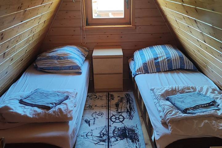 Gemütliches Ferienhaus „Hafen\" in Naturidylle und Strandnähe, Haustierfreundlich in Kołczewo, Stettiner Haff