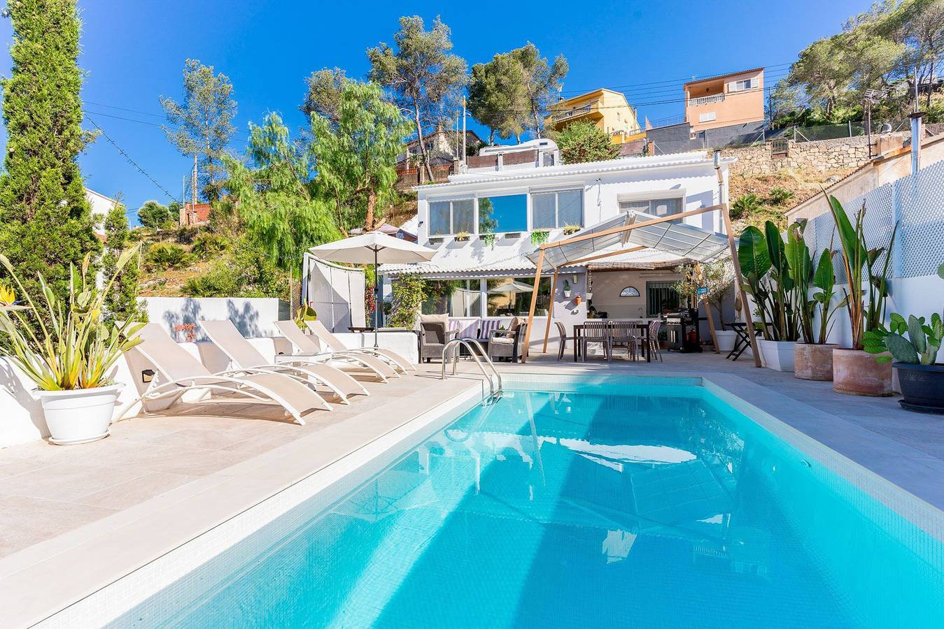 Chalet para 10 personas con piscina in Olivella, Garraf