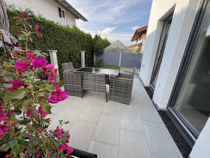 Ferienwohnung für 4 Personen, mit Terrasse und Garten in Prien am Chiemsee