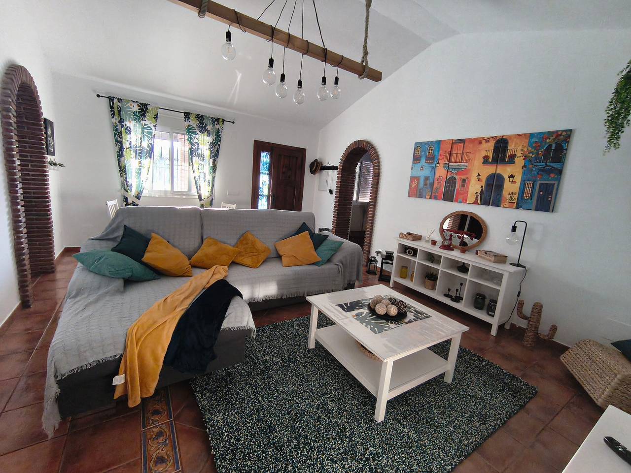 Villa „El Rincón de Esther“ mit Meerblick, Wlan und Klimaanlage in Cómpeta, Málaga Provinz