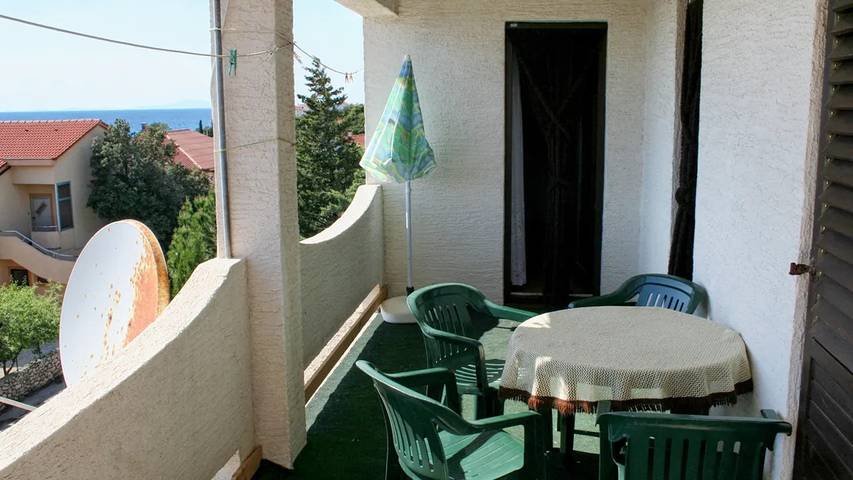 Apartament wakacyjny dla 4 osób, z taras w Mandre