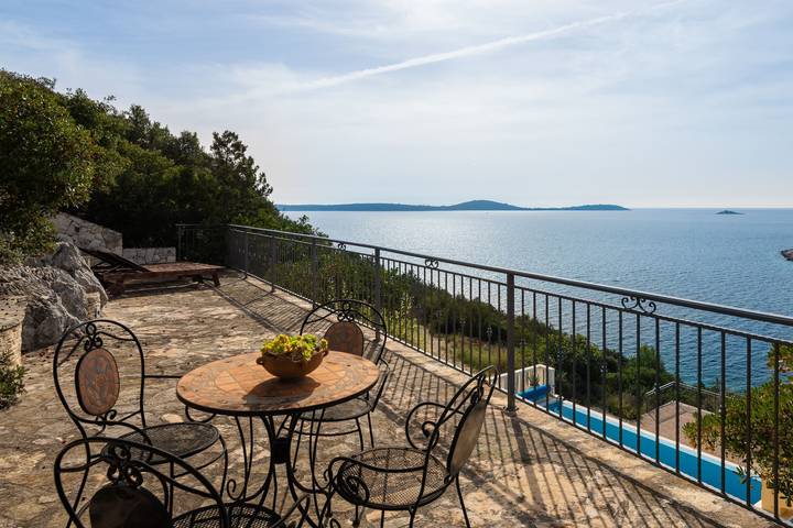 Villa für 6 Personen, mit Meerblick und Pool sowie Terrasse, mit Haustier in Marina - 3
