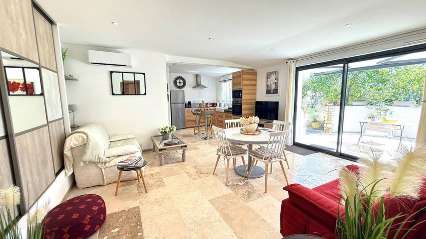 Le Titibu: gîte di charme climatizzato con Spa, Giardino, Tv Netflix, Bbq, per 2 Persone in Saint-Paulet-de-Caisson, Nimes e dintorni